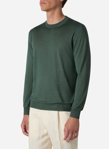 CASHMERE AND SILK CREWNECK