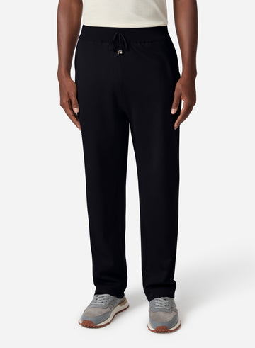 COTTON AND SILK PANTS