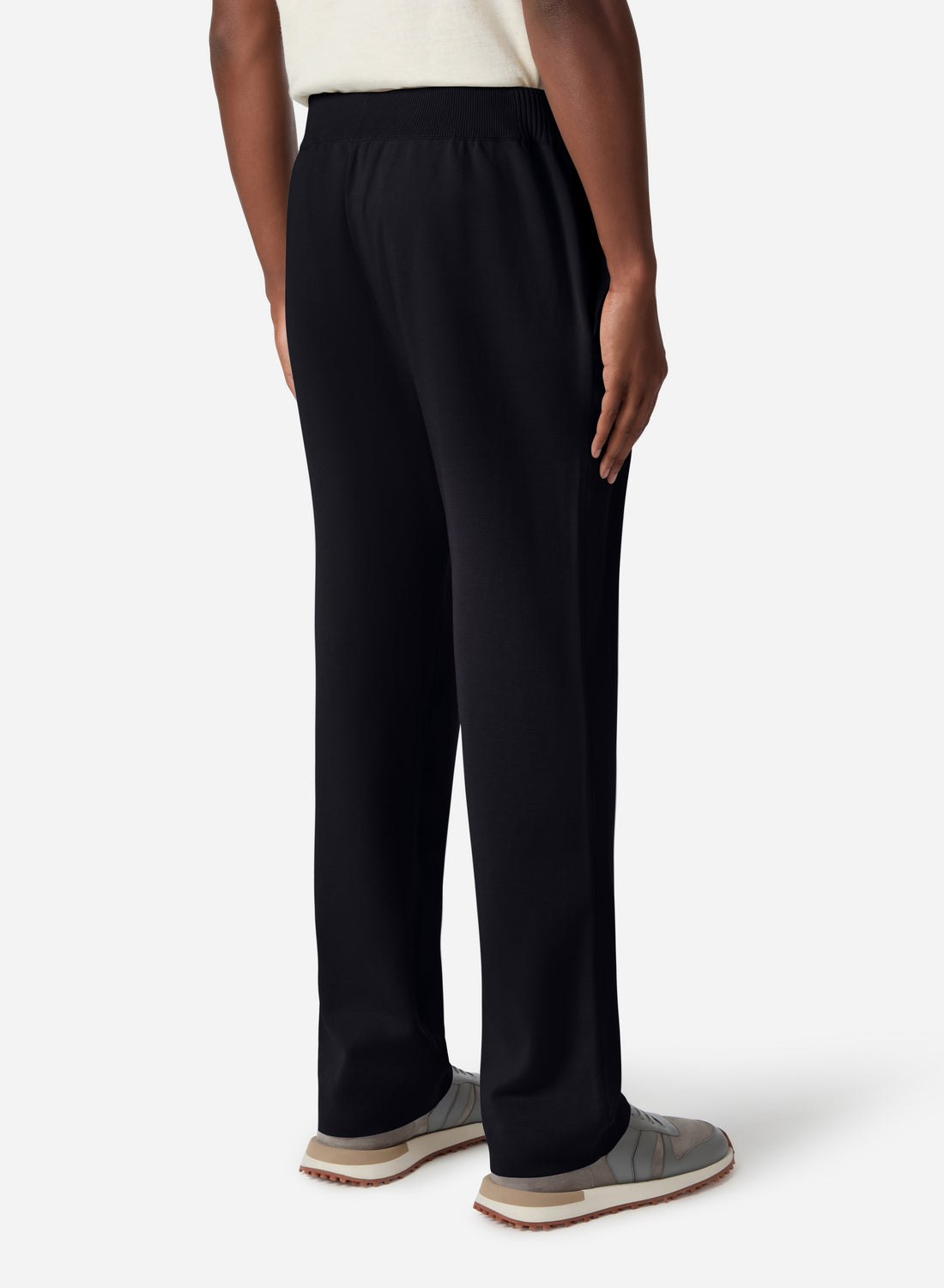 COTTON AND SILK PANTS