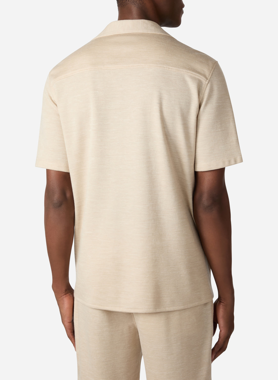 WOOL SILK LINEN CUBAN SHIRT