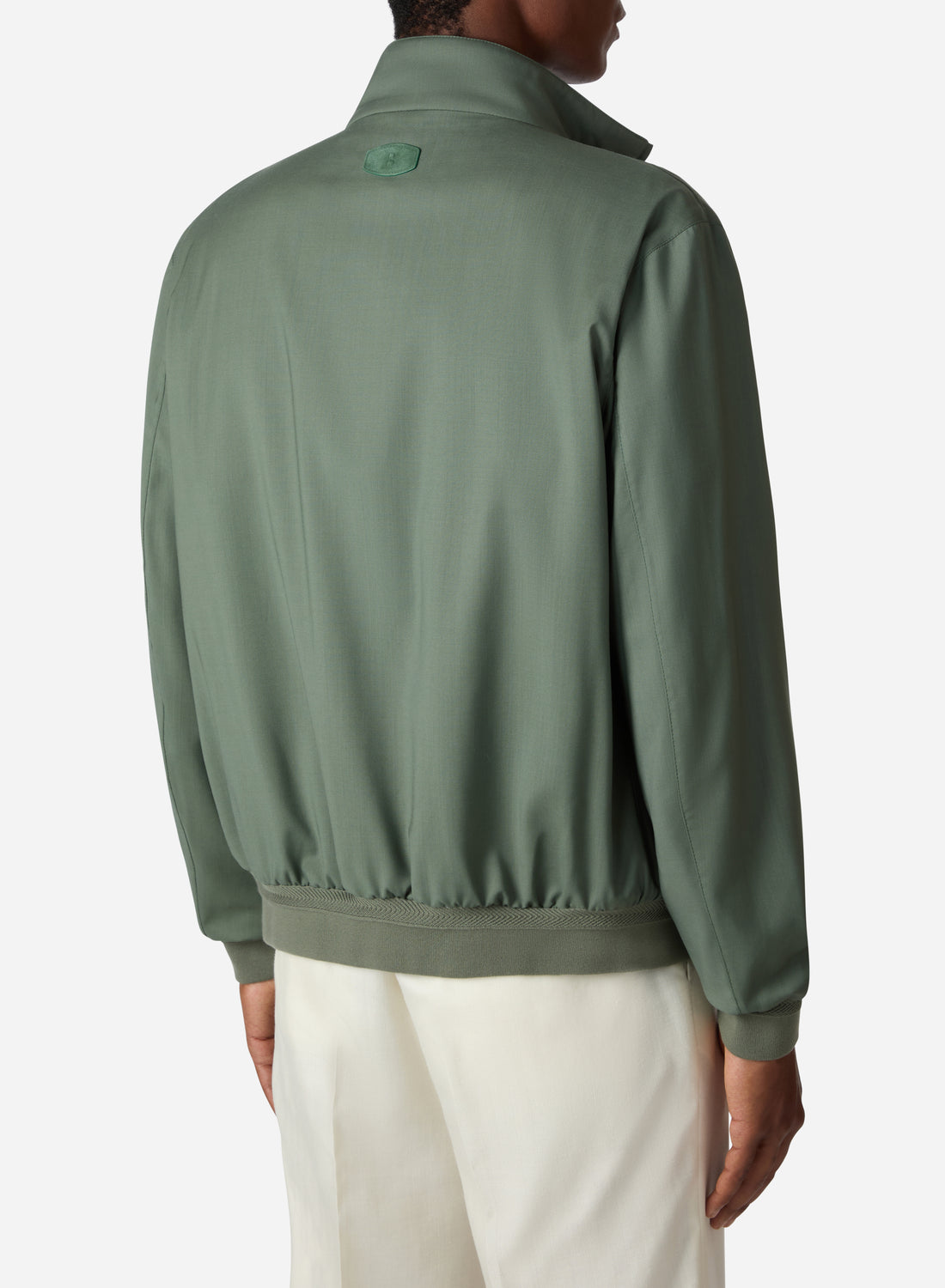 WATER-REPELLENT WOOL WINDBREAKER BLOUSON