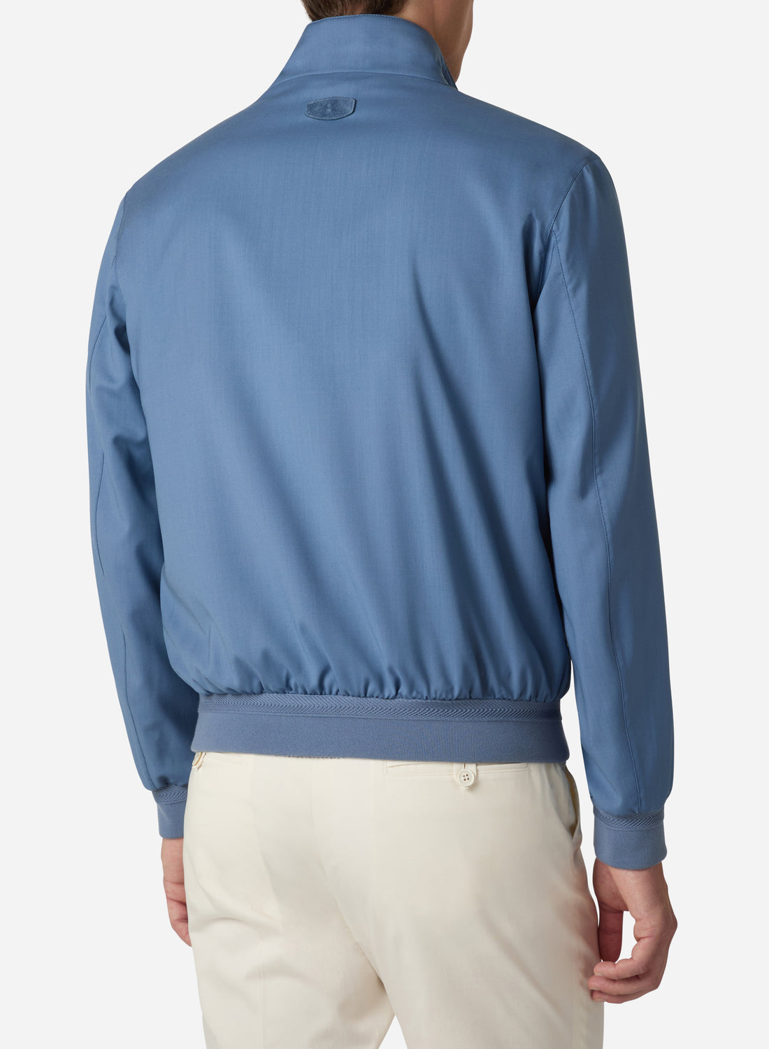 WATER-REPELLENT WOOL WINDBREAKER BLOUSON