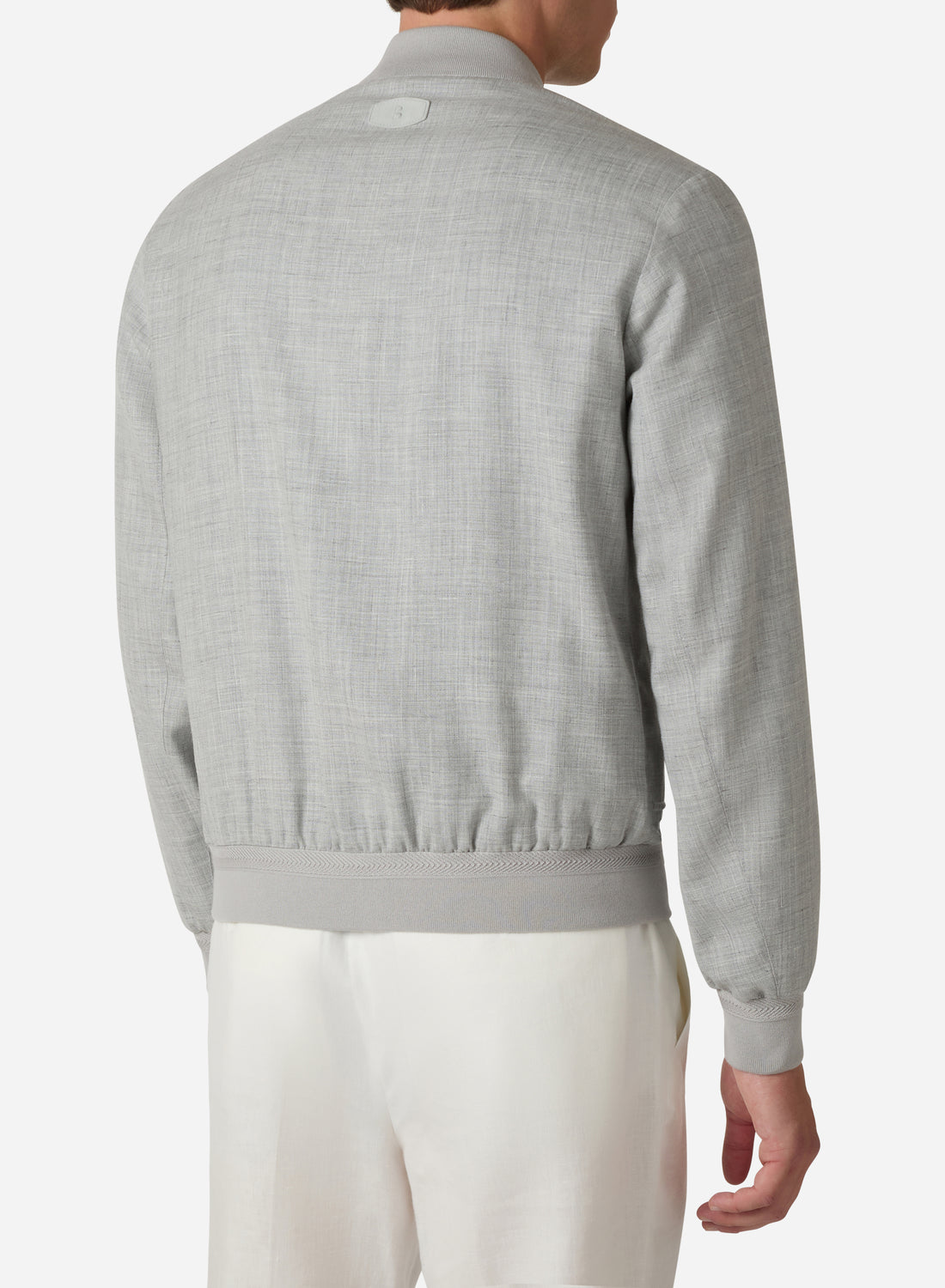 WOOL SILK LINEN BOMBER