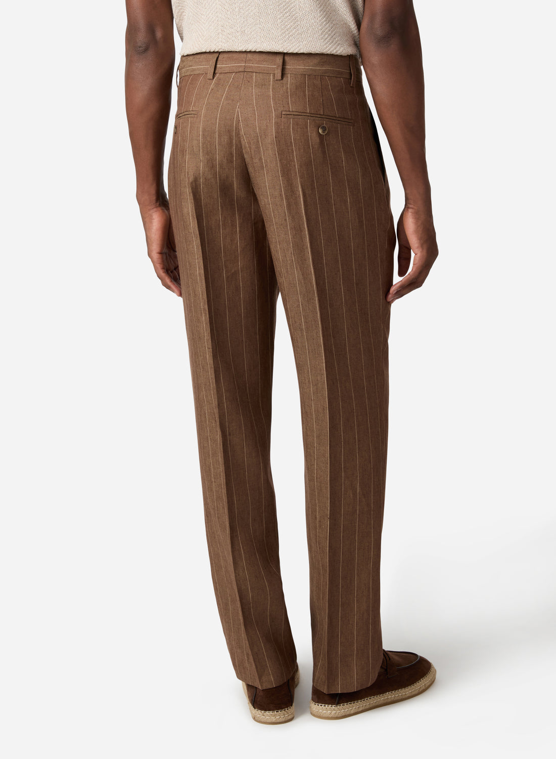 LINEN SINGLE PLEAT PANT