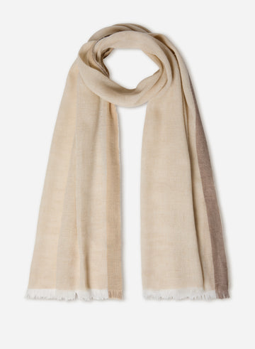 SILK AND LINEN SCARF