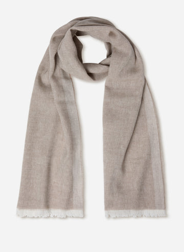 LINEN AND CASHMERE SCARF