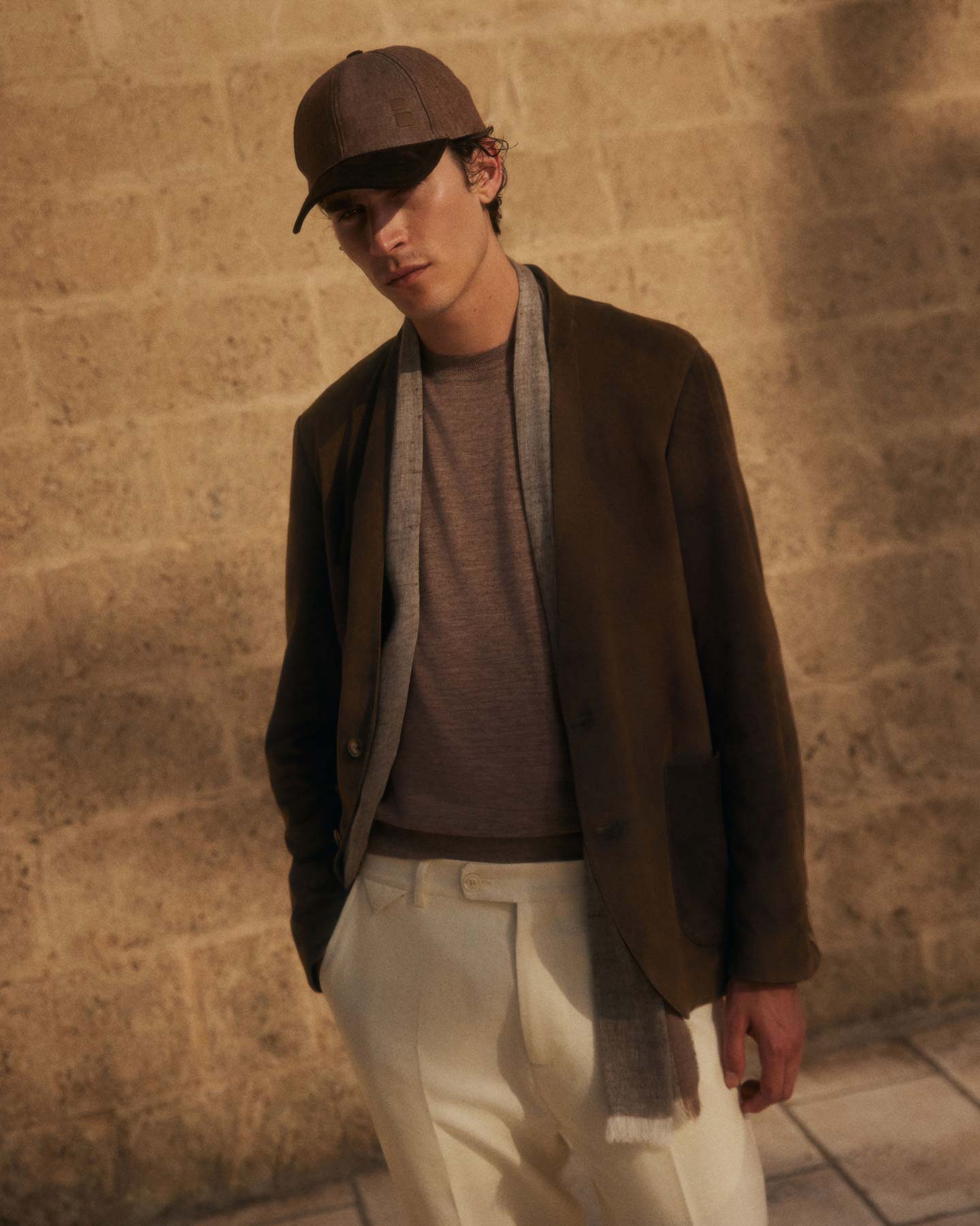 Collarless Blazer